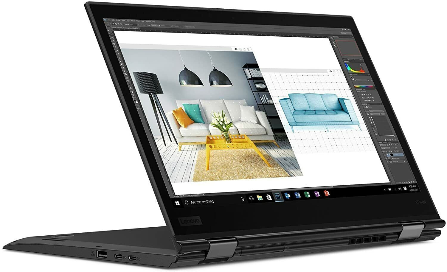 Lenovo ThinkPad Laptop 3rd Gen X1 Yoga 8th gen i5 8350U 512GB 8GB Win10p Webcam