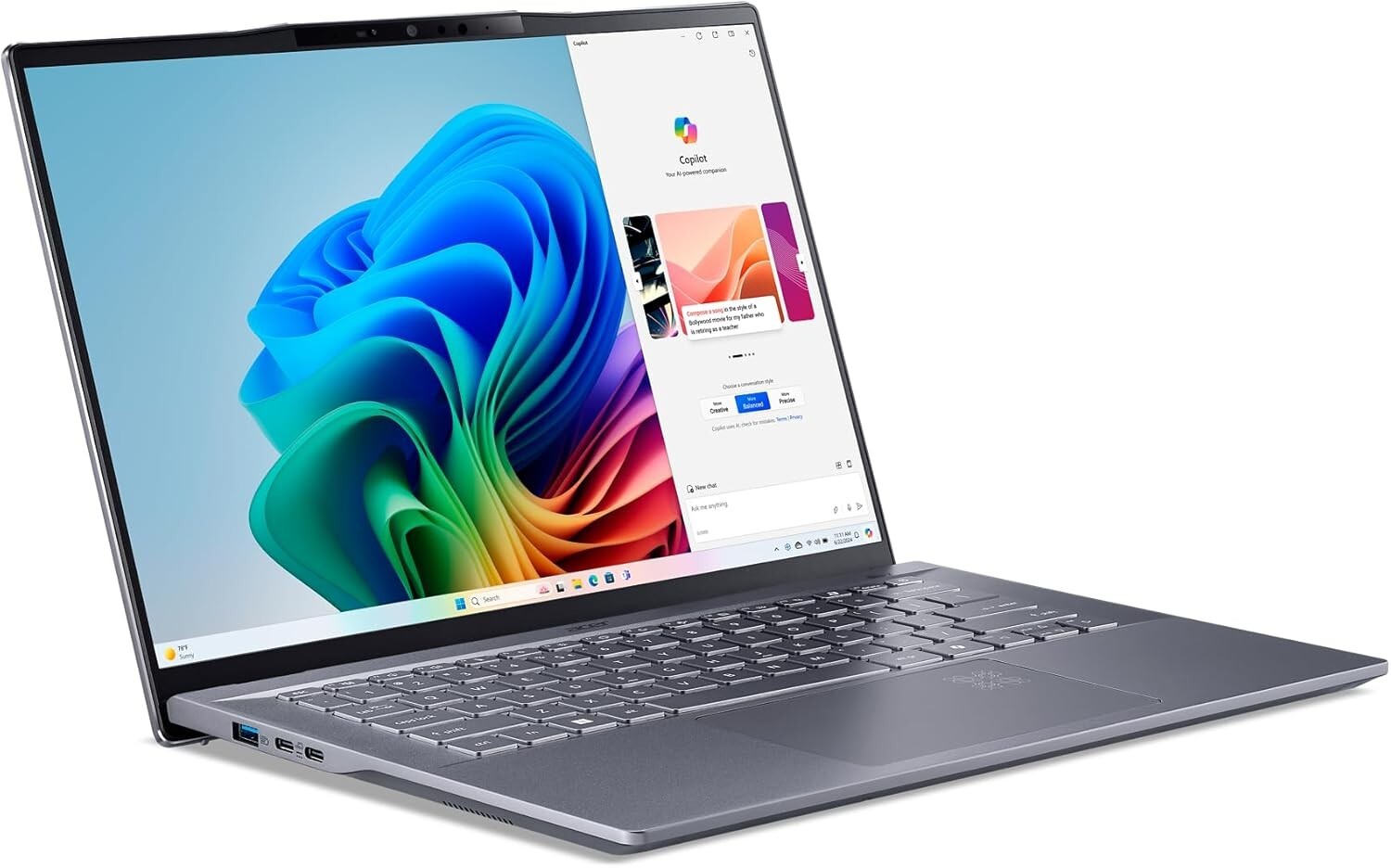 Acer Swift 14 AI SF14-11-X128 Copilot+ PC 14.5″ Snapdragon X Plus 16GB 1TB SSD
