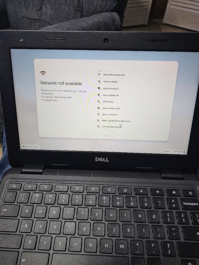 Dell Chromebook 11 3100 11.6” (32GB eMMC Intel Celeron N4000 2.6GHz 4GB RAM)…