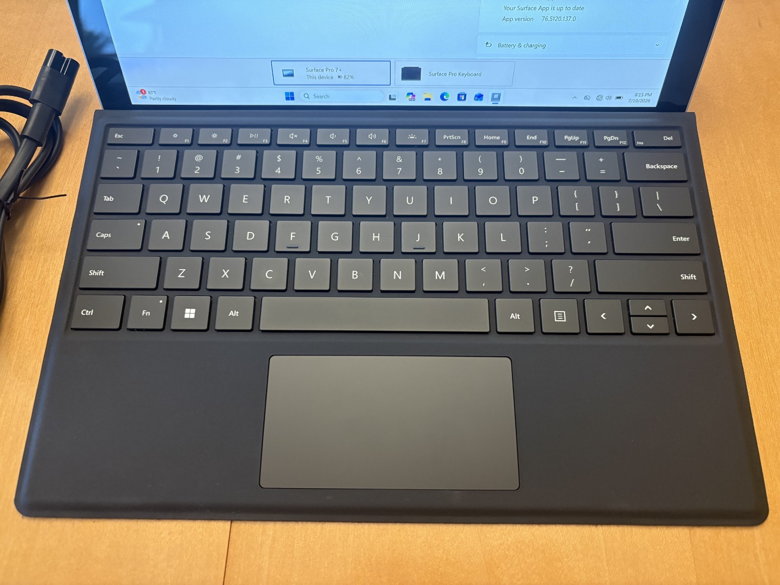 Microsoft Surface Pro 7+ 1960 Intel i5-1135G7 8GB RAM 128GB SSD with 1661 Dock