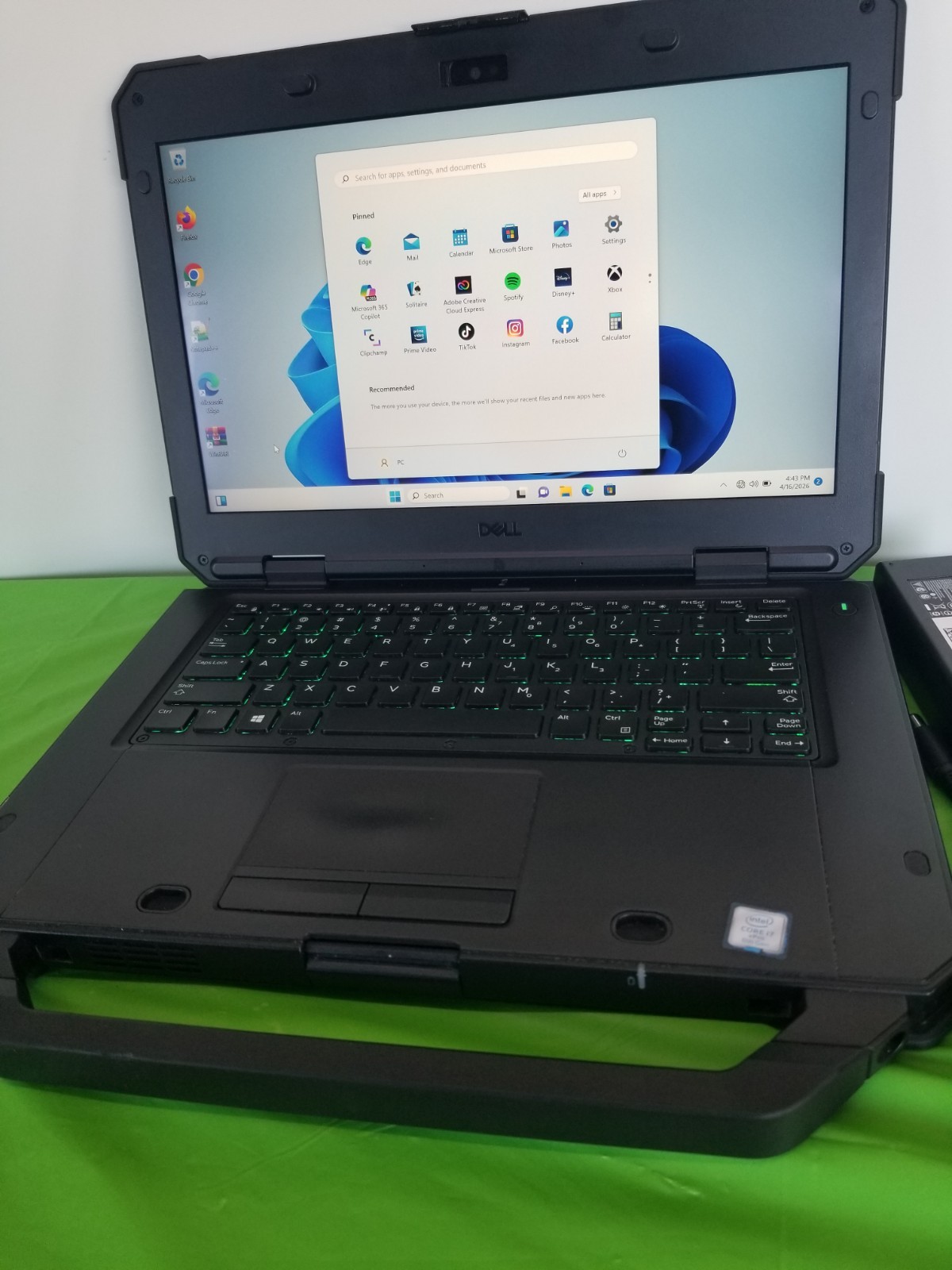 DELL LATITUDE RUGGED 5420 i7-8650U 32GB RAM,512 SSD TOUCH, WIN , 1.90 Toughbook