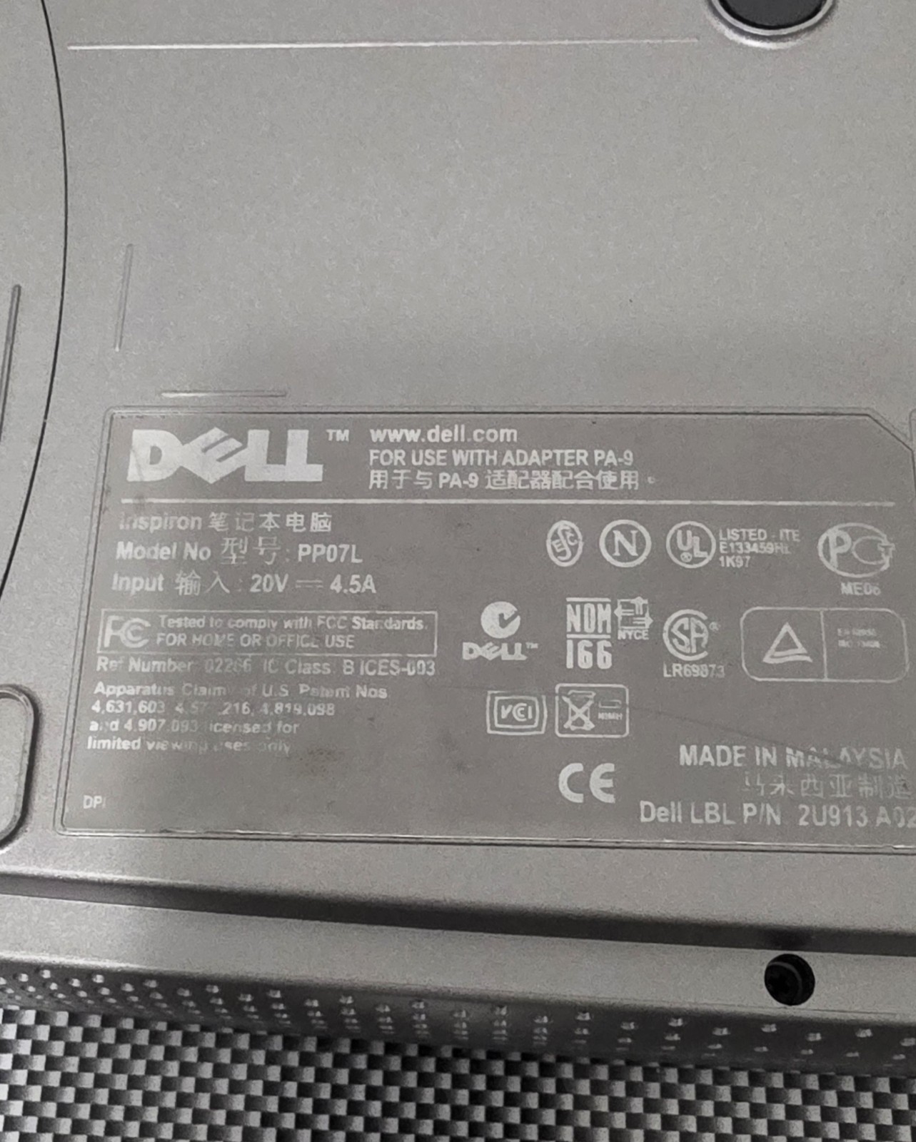 2002 Dell Inspiron 5100 14.1″ Laptop Pentium 4 2.53GHz 30GB Windows XP