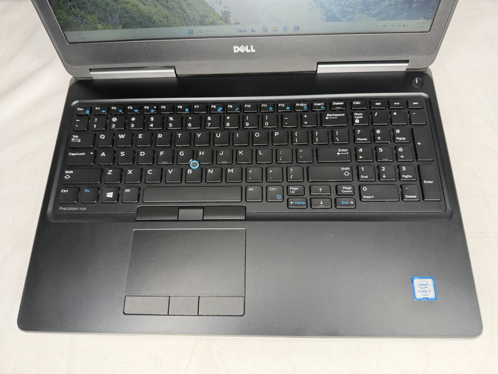 Dell Precision 7520 i7-6820HQ 48GB RAM 512GB SSD Quadro M2200 4GB Win 11 Pro