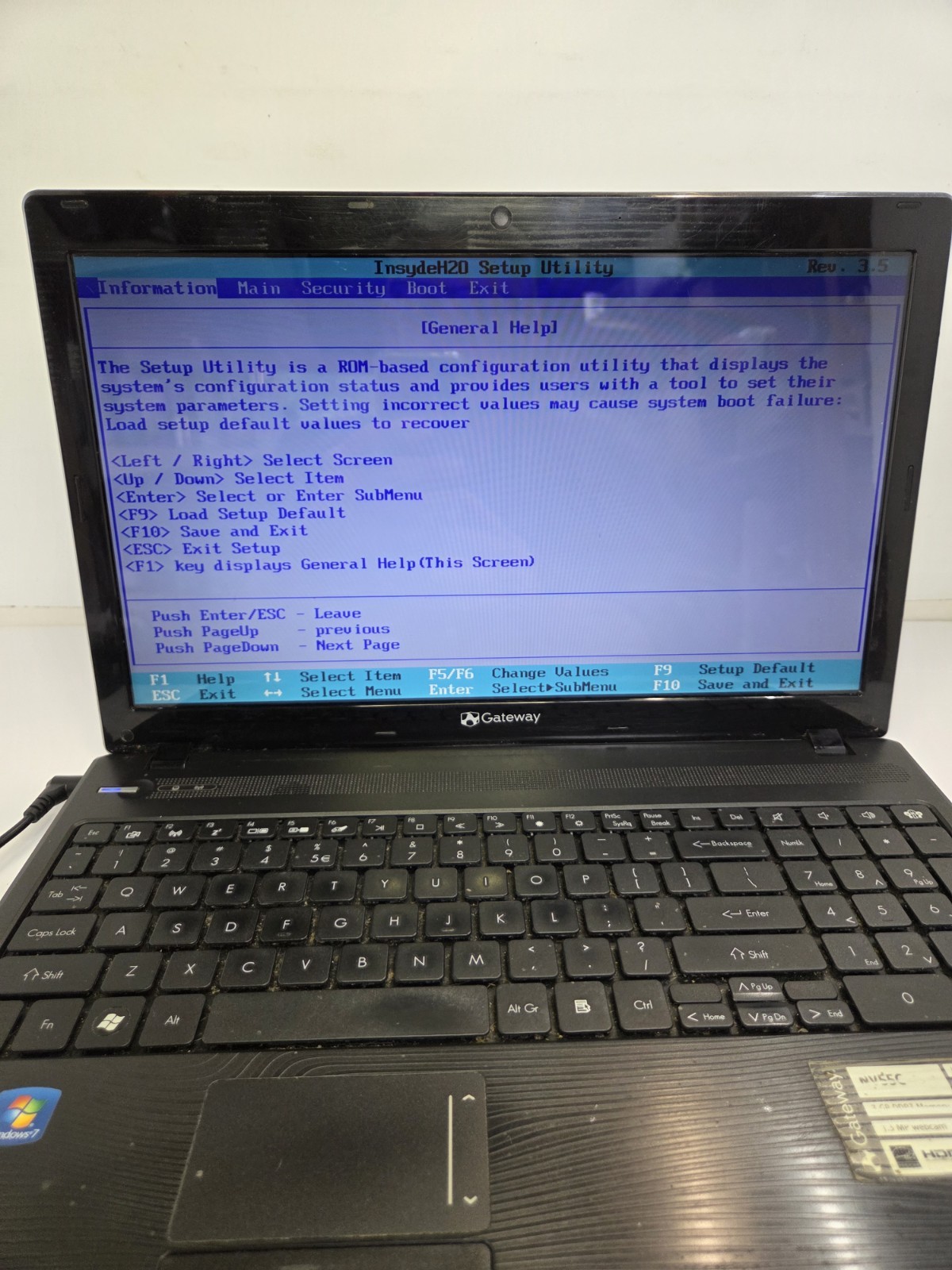 Gateway PEW91 – NV55C03u – 15.5” Laptop – UNTESTED New Power Supply