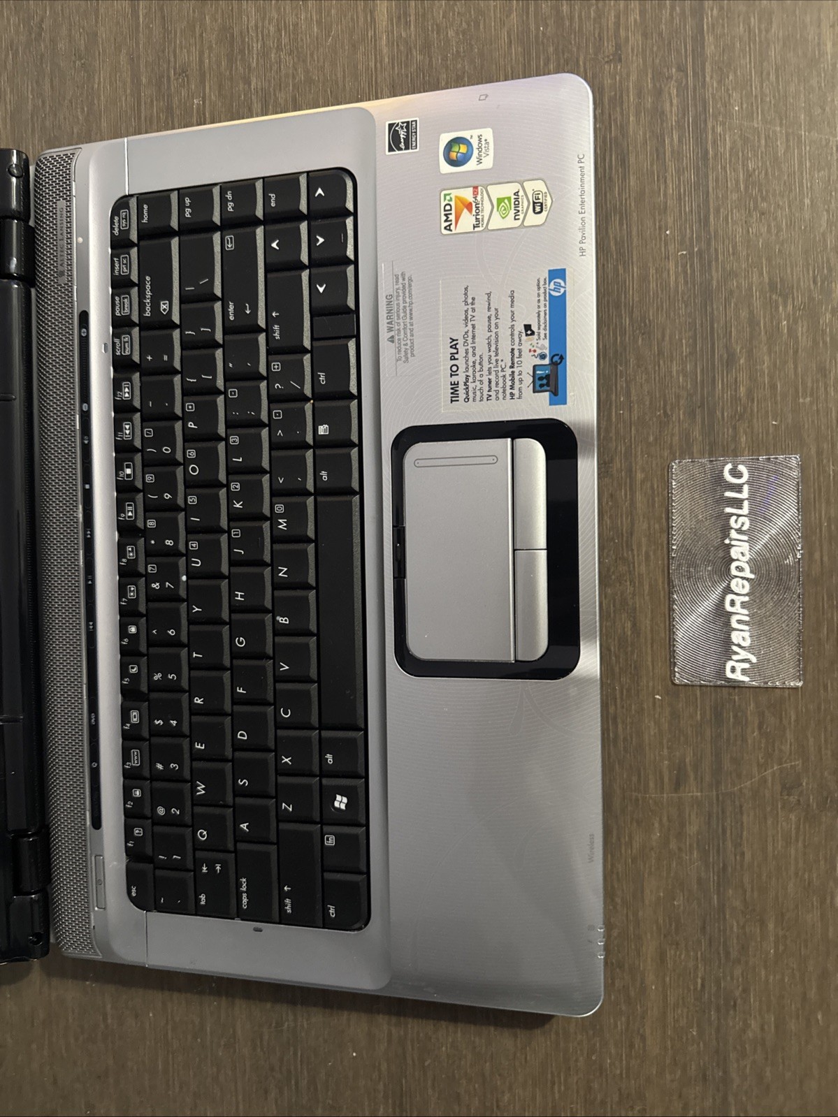 HP PAVILION DV6000 3gb ram NO HDD amd turion 64×2