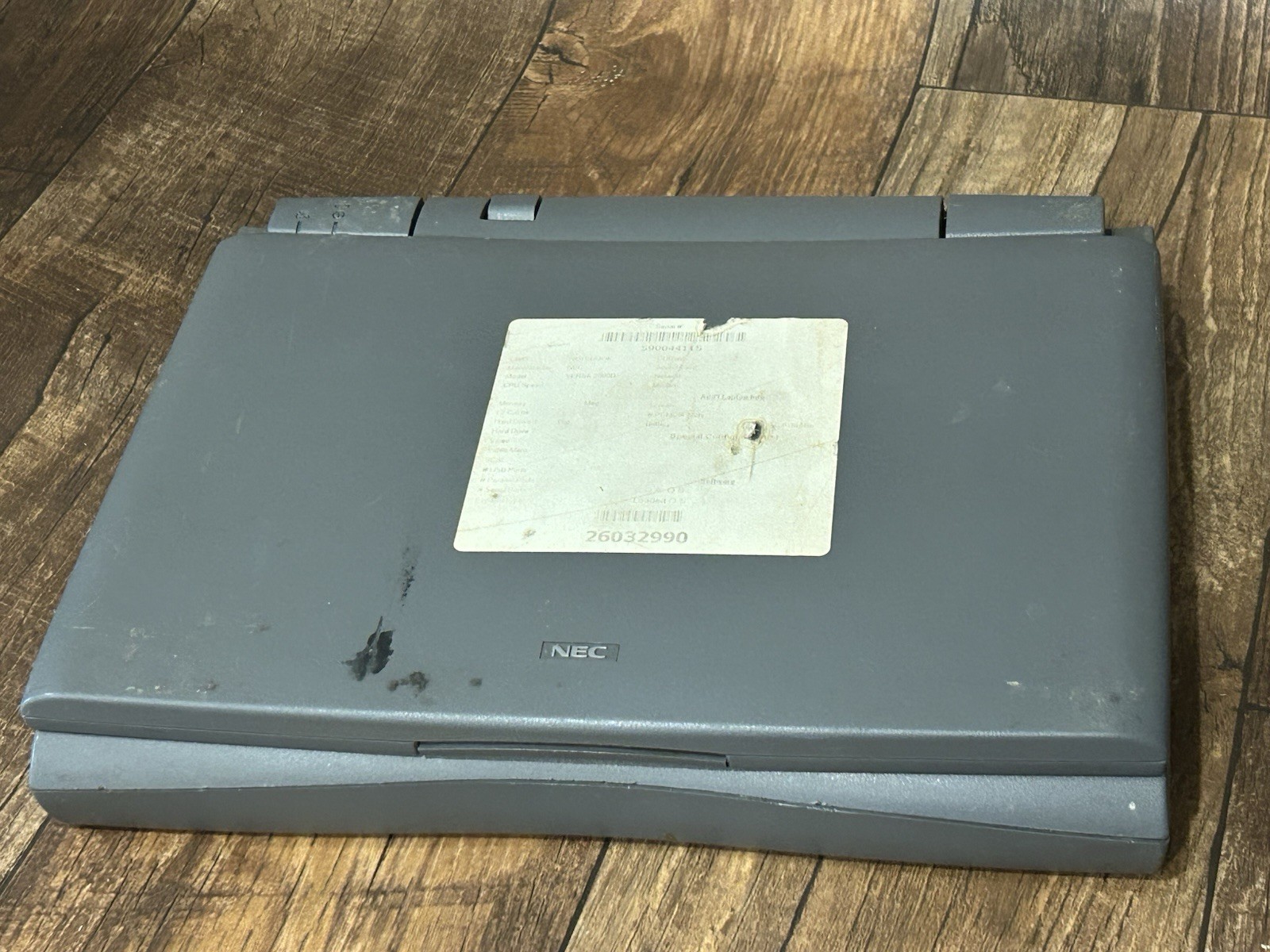 NEC Versa 2000D Laptop For Parts As Is PC-6010-41301W Untested Vintage