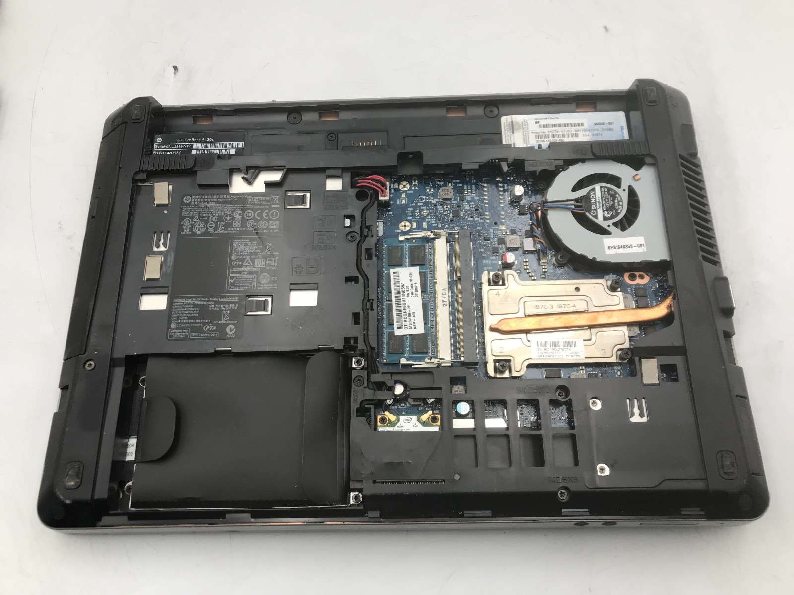 HP PROBOOK 4430s – BOOTS TO BIOS – INTEL I5 2450M – 4GB RAM -READ DESCRIPTION-BB
