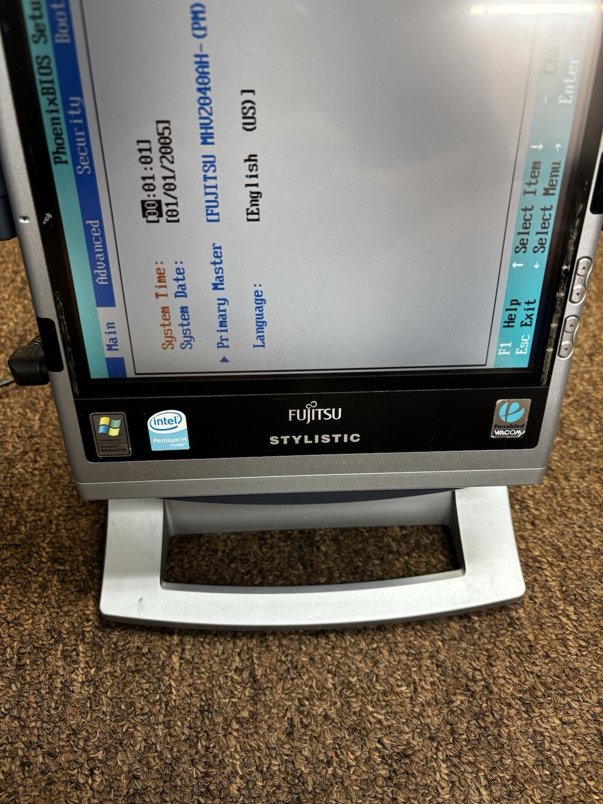Fujitsu Stylistic ST Series ST5030D Tablet Windows XP Tablet Edition Laptop PC