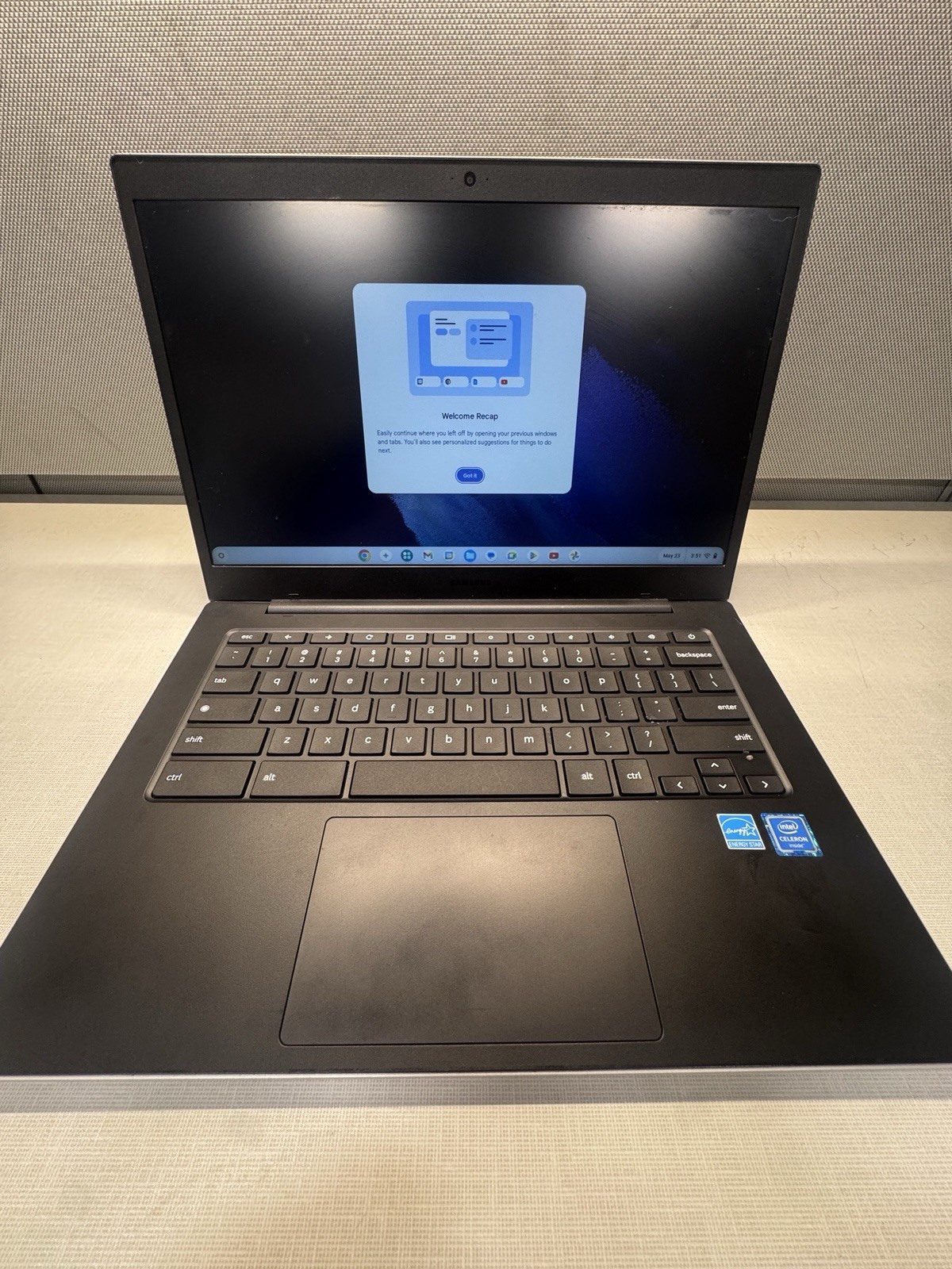 Samsung Galaxy Chromebook Go XE345XDA Laptop 32GB, Silver, LTE, Unlocked AT&T