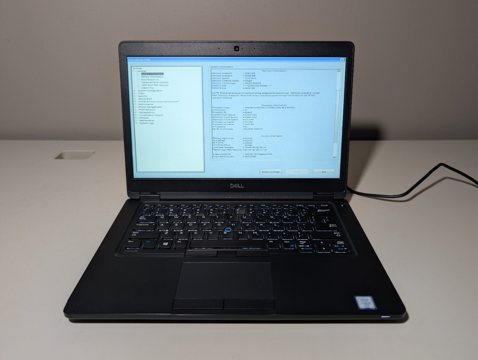 Lot of 5 x Dell Latitude 5491 5490 5480 | i7/i5 6th-8th 8GB RAM No SSD | FHD