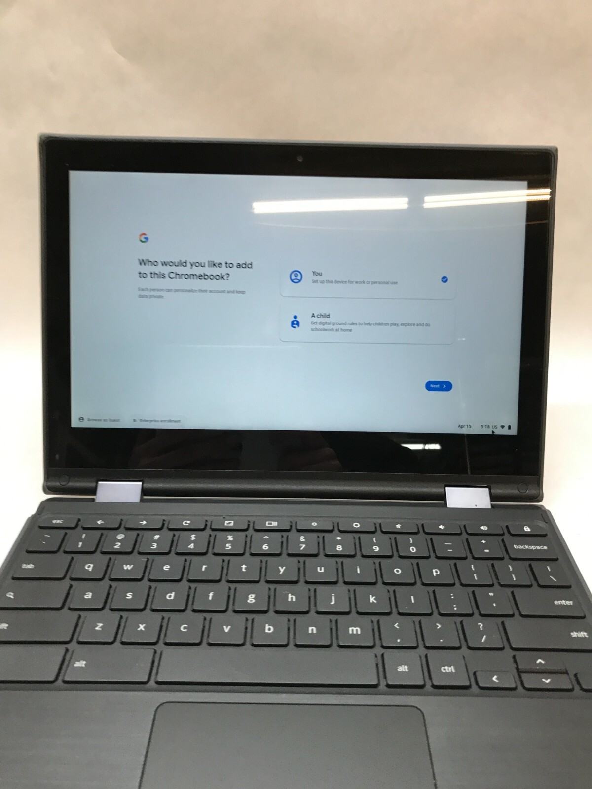 Lenovo 300e 2nd Gen Chromebook 11.6″ Intel Celeron 4GB RAM 32GB eMMC C-Grade -DW