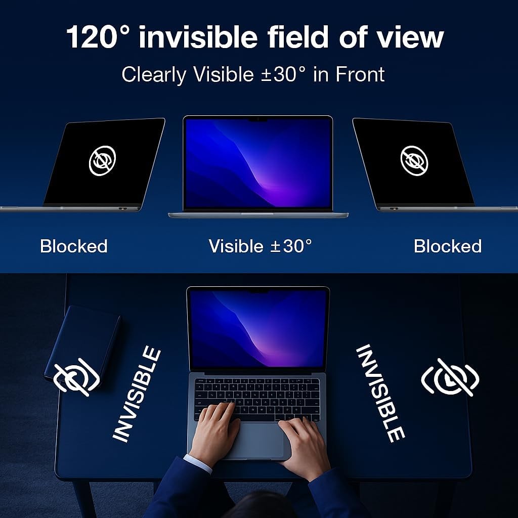 Magnetic Privacy Screen for MacBook Air 13.6″/13″ (M2/M3/M4, A2681/A3113/A3240)