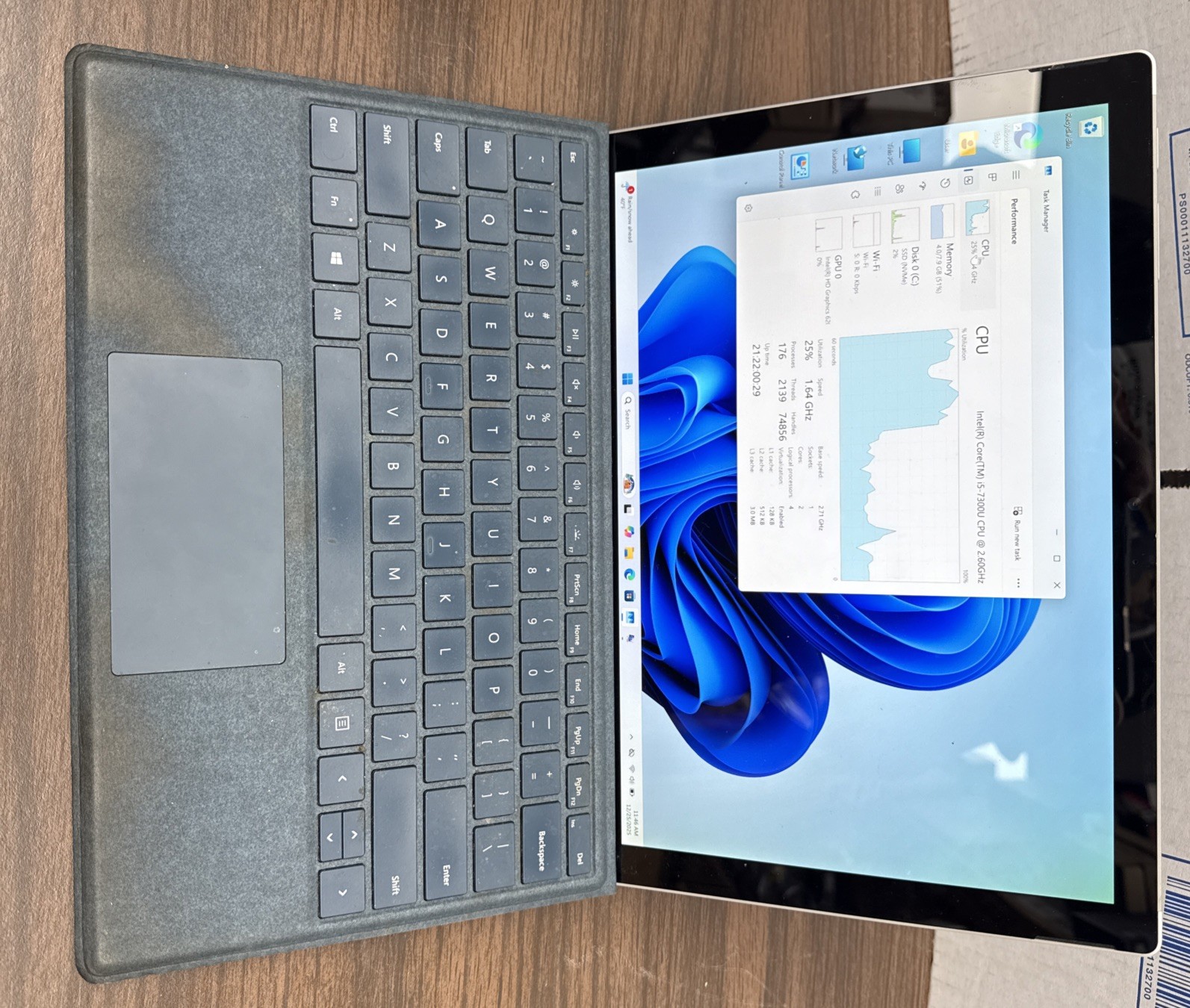 Microsoft Surface Pro 1796 Read Description!! No Charger! As Is