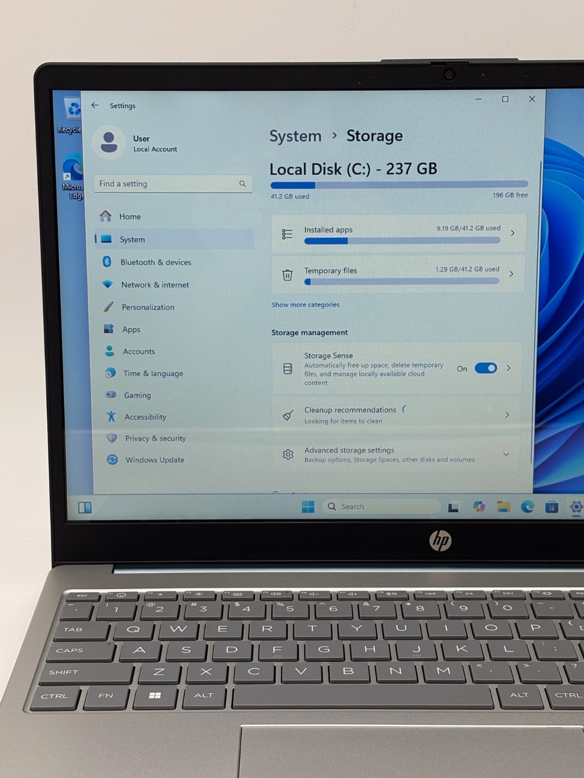 “HP Laptop 15-fd0082wm 15.6″” 128 GB SSD 4GB RAM Intel N200 (EBAY)”