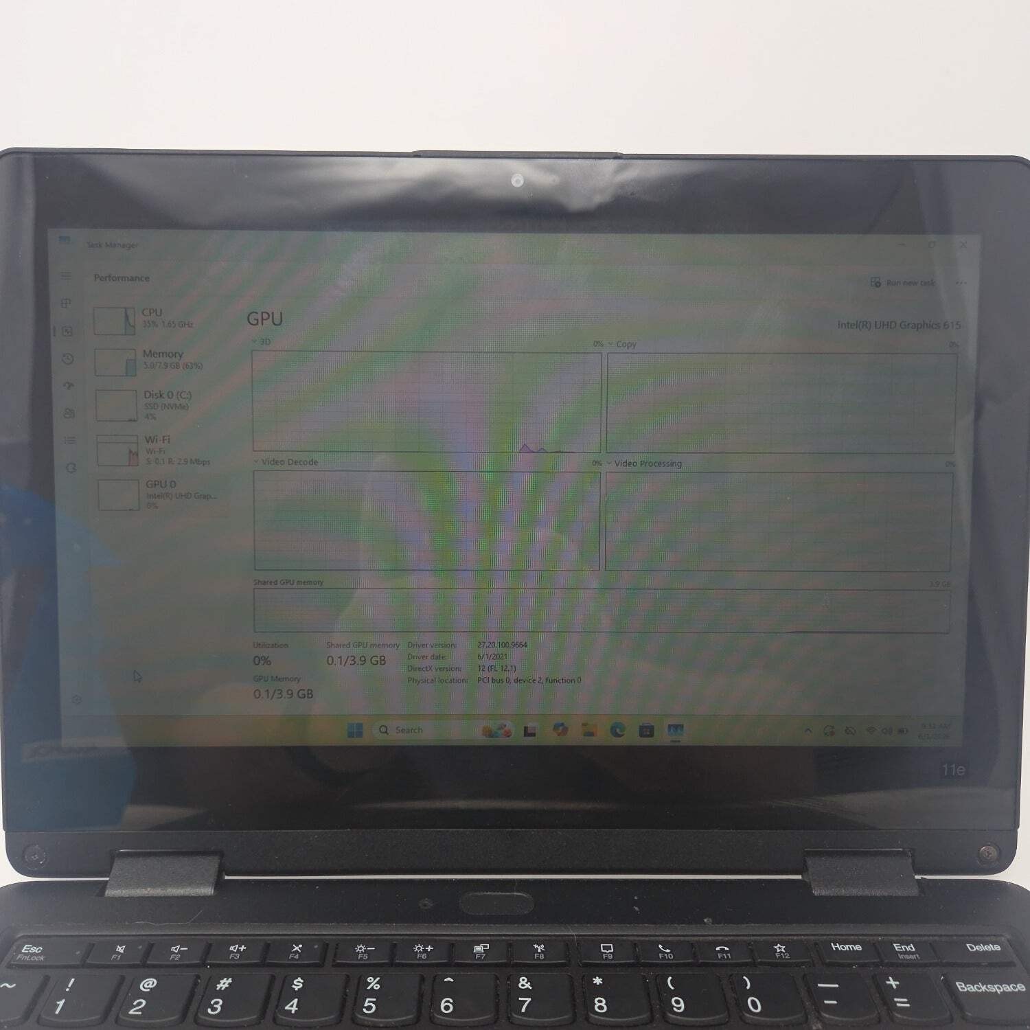 Lenovo Think Pad 11e Gen 6 CS20 11.6″ m3-8100Y 1.1GHz 8GB RAM 128GB SSD