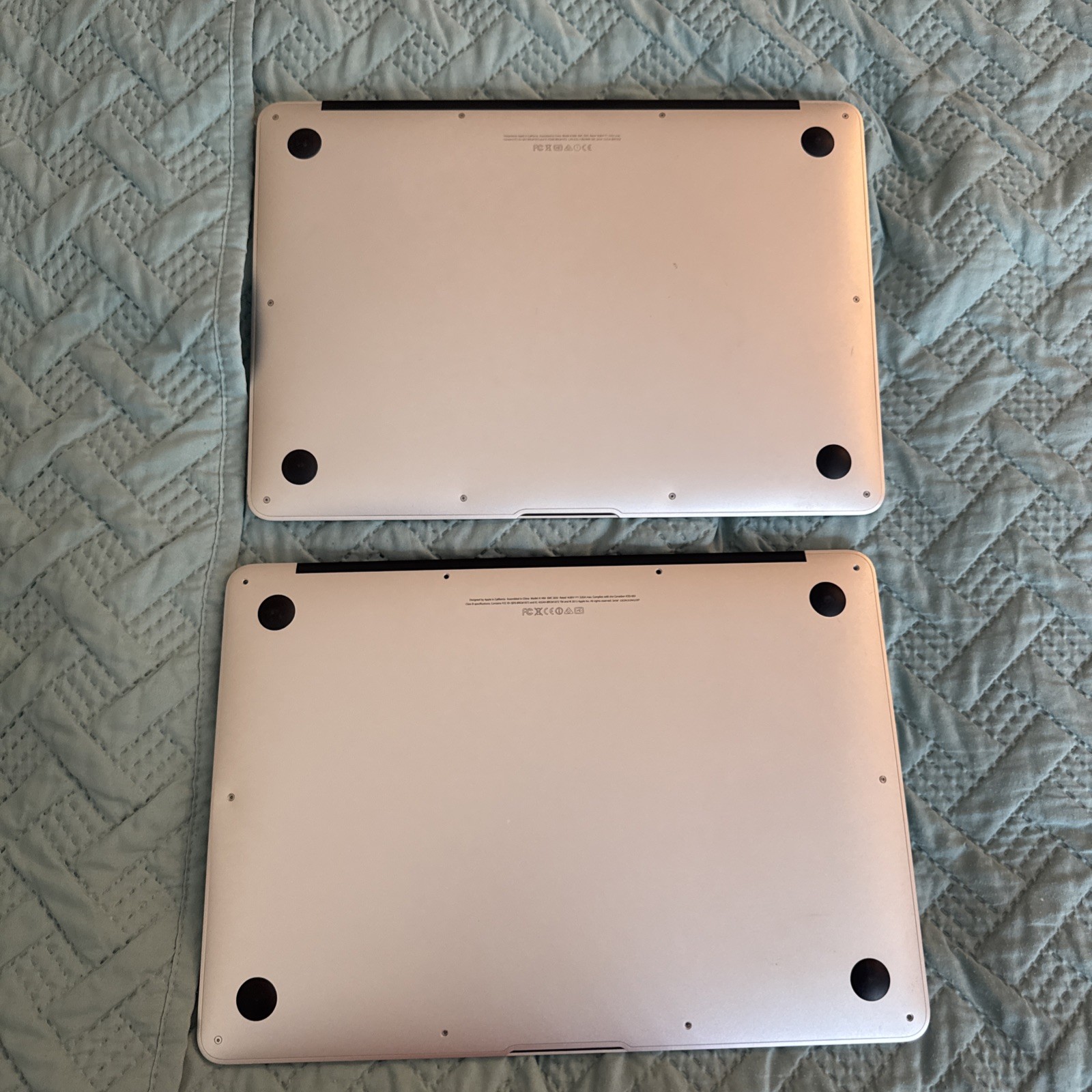 Lot of (8) Apple MacBooks: 2- PRO’s 1425, 2-AIR, A1466, 2-AIR, A1465/2-AIR,A1370