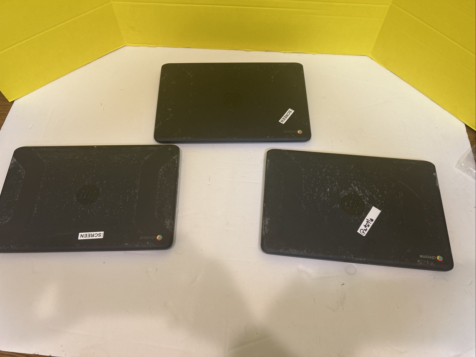 3x HP Chromebook 14 G5 EE Chrome OS Working See Photos