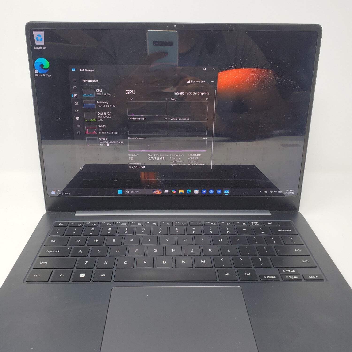 Samsung Galaxy Book3 Pro NP940XFG 13.3″ i7-1360P 2.2GHz 16GB RAM 512GB SSD