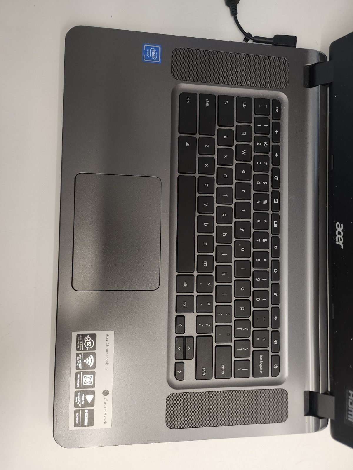 Acer ChromeBook CB3-532-N15Q9 15″ Intel Celeron N3060, 16Gb eMMC, 2GB RAM