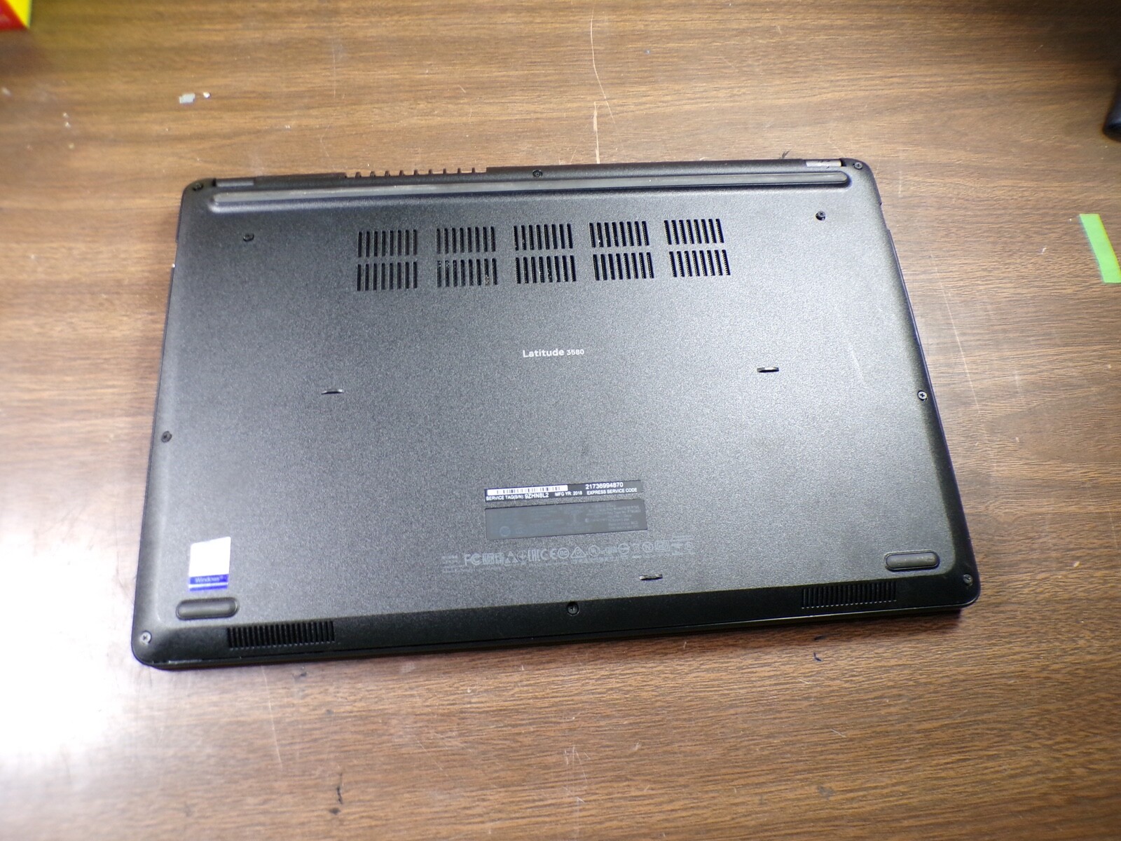 DELL LATITUDE 3580 INTEL CORE I3-6006U 2.00GHZ 8GB RAM **BIOS L0CKED **NO HD