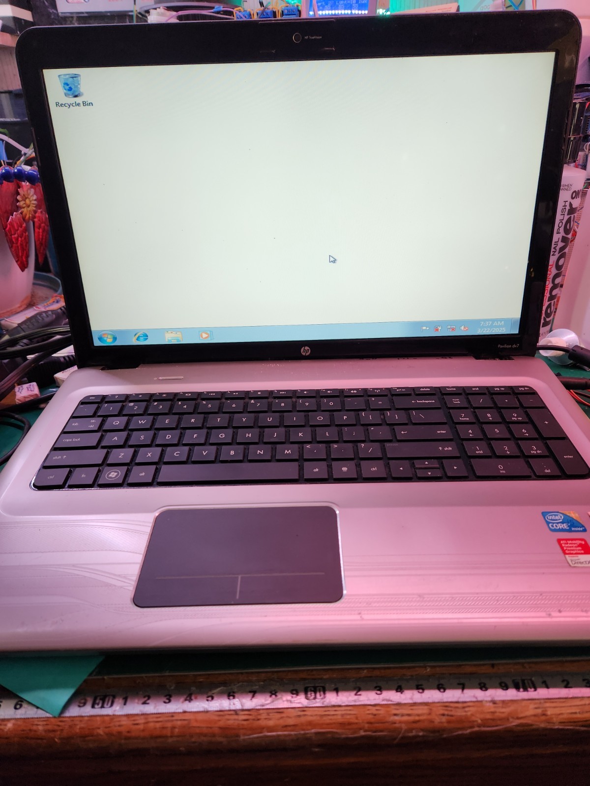HP Laptop dv7, i5, 6MB ram, Win7Pro, **USED**