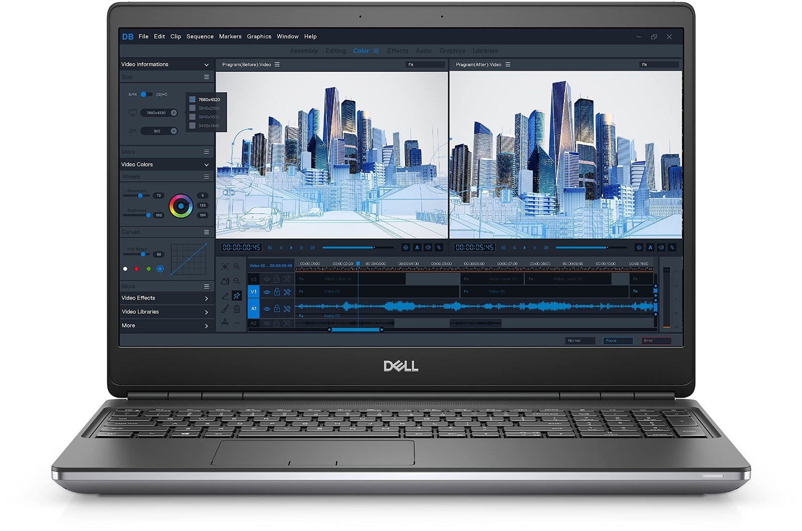 Dell Precision 7560 Core i7-11th Gen NVIDIA T1200 Windows 11 Pro