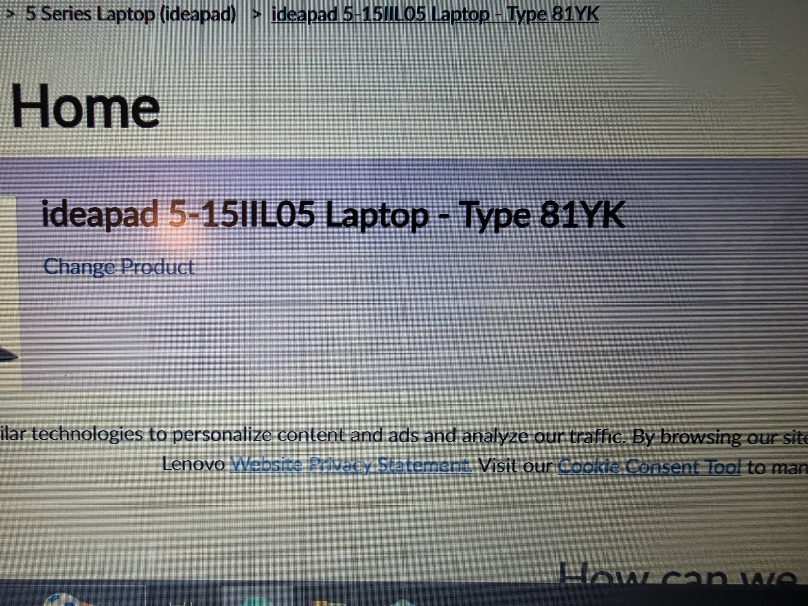 Lenovo IdeaPad 5 15IIL05 15.6in i5-1035G1 8GB 477GB SSD Win10
