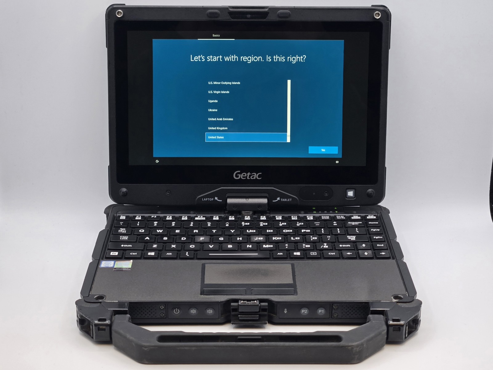 Getac V110G4 2-in-1 11″ HD Touch I5-7200U 256GB SSD 16GB W10P *READ*