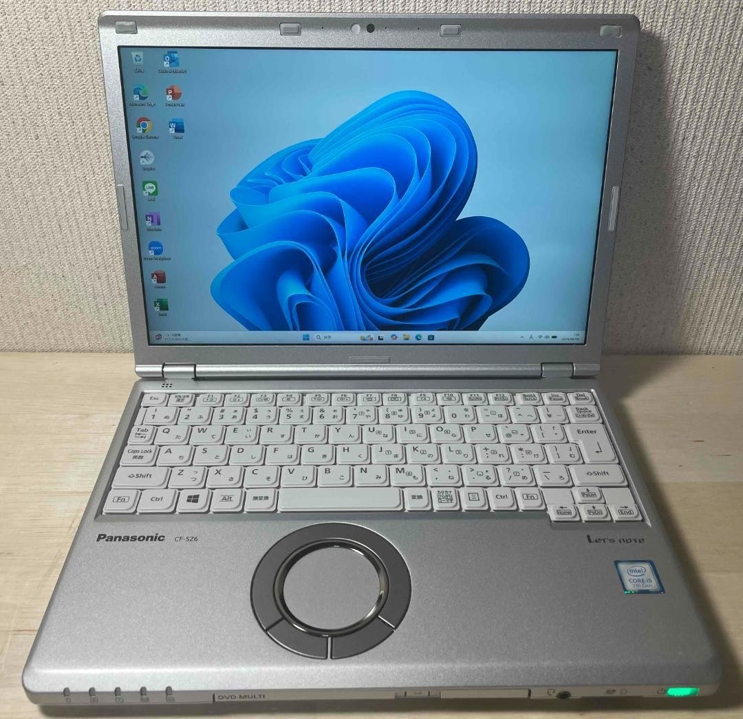 Panasonic Let’s Note CF-SZ6 Core i5-7200U 8GB 128GB SSD Win11 Home DVD