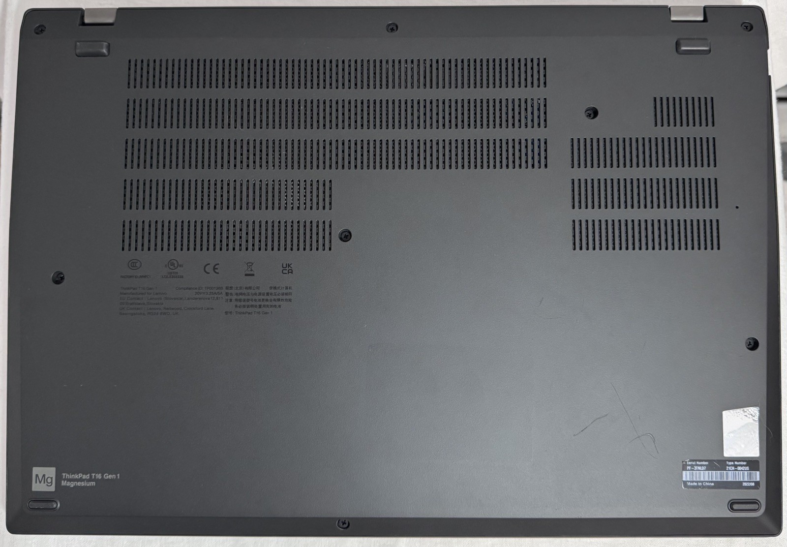 Lenovo ThinkPad T16 Gen 1 Ryzen 7 Pro 6850U 16GB RAM 1TB SSD Touch Win11 Pro