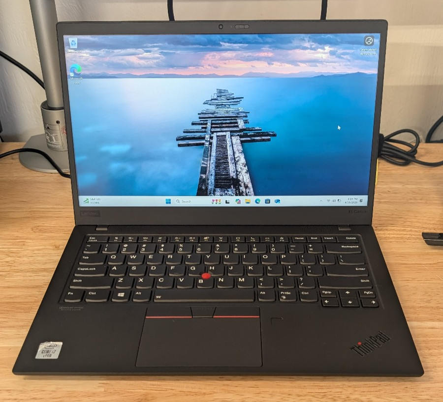 Lenovo X1 Carbon i7-10610 2.3GHz 16GB RAM 512GB SSD Win11Pro w/ Charger