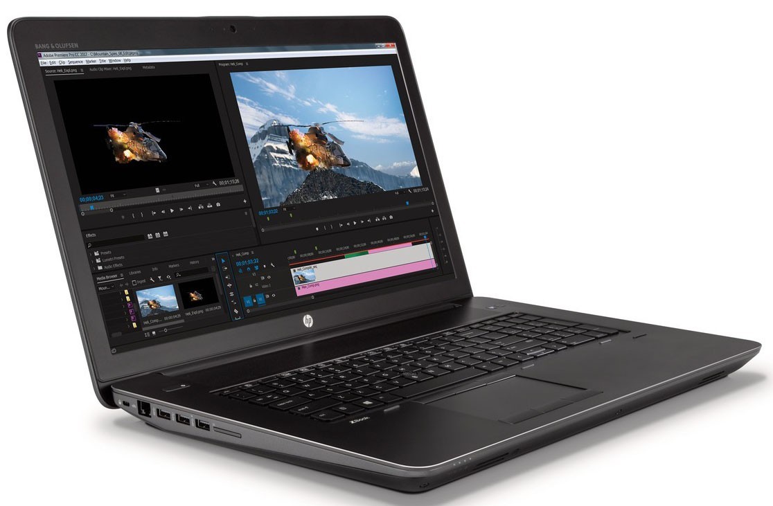 HP ZBook Studio G4 i7-7820HQ 16GB 256GB NVMe NVIDIA Quadro M1200 QWERTY Win11