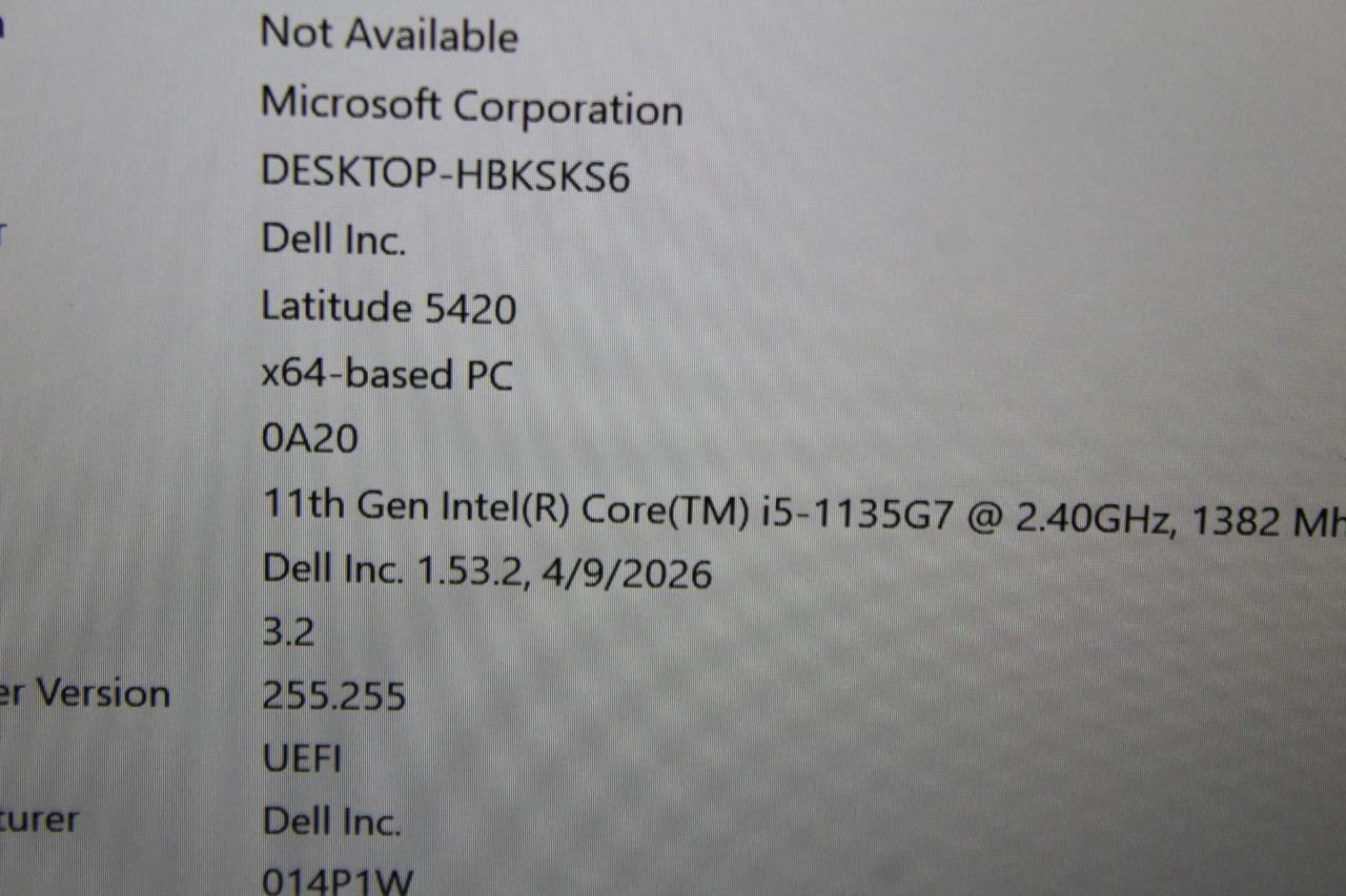 Lot of 3~ Dell Latitude 5420 14″ Laptop i5-1135G7 2.4GHz 16GB RAM 256GB SSD W11P