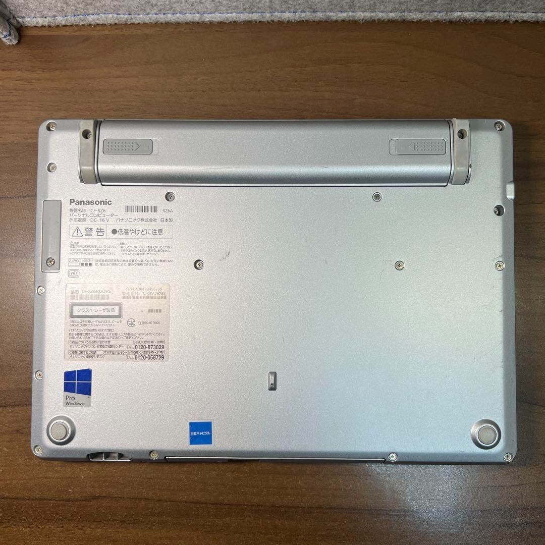Panasonic Let’s Note CF-SZ6RDQVS 256G RAM 8GB Windows 11 From Japan