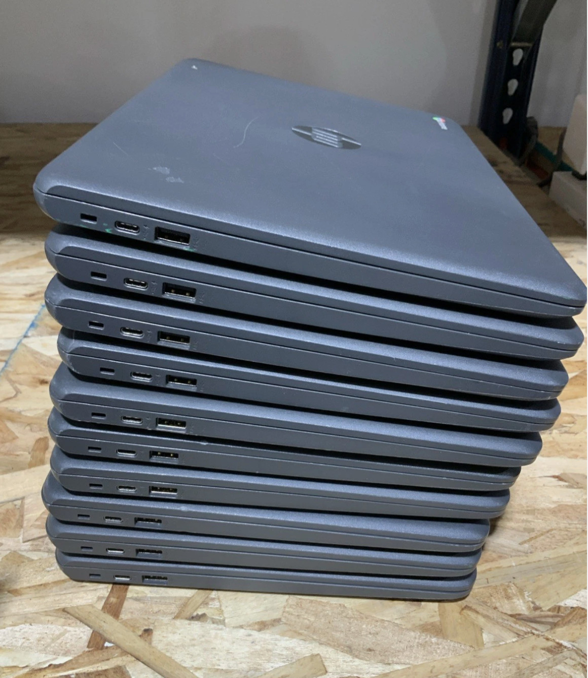 Lot of 10 HP Chromebook 14 G5 Intel N3450 1.1GHz | 4GB |32GB Touch Screen Laptop
