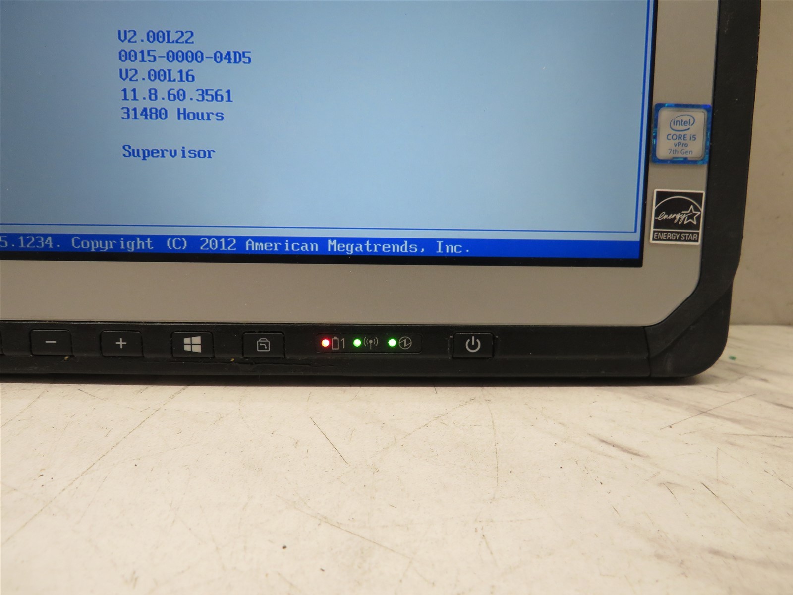 Panasonic Toughbook CF-20 Intel Core i5-7Y57@1.2GHz 8GB RAM