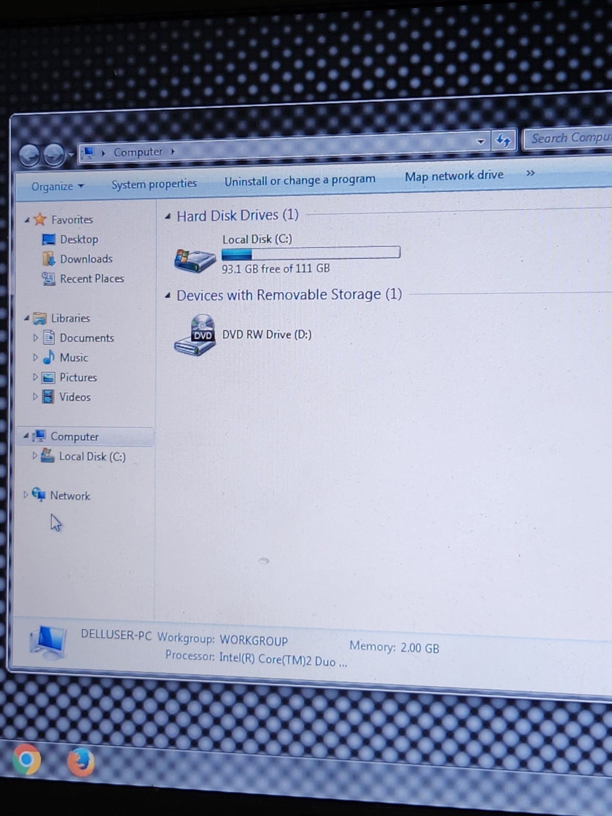 Dell Latitude E5400/C2D/2GB/120GB HD/Wi-Fi/ DVD/Win 7 Ultimate/Extended Battery