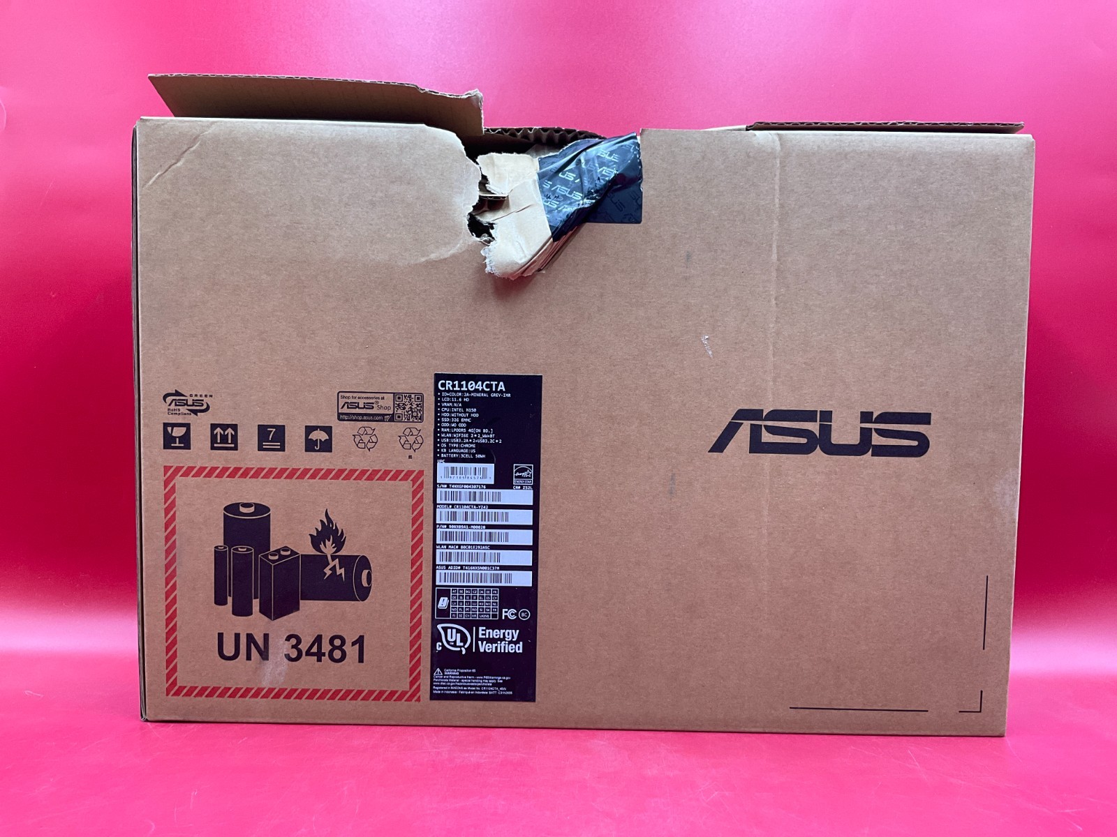 Asus Chromebook CR11 N150 4GB 32GB BT WiFi6 11.6W CR1104CTA-YZ42 ✨❤️✨ BRAND NEW!