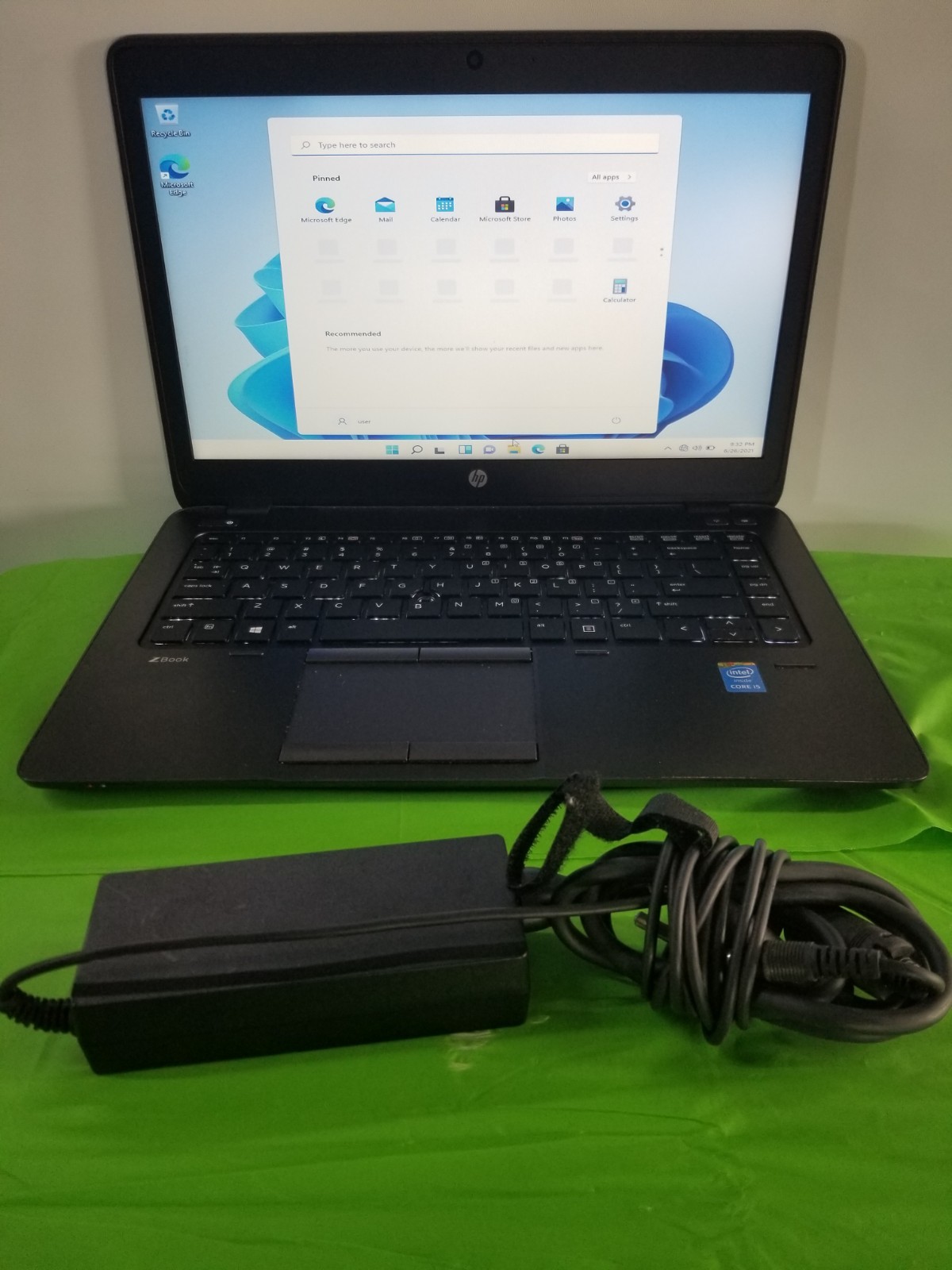 HP ZBook 14 Intel Core i5-4200U-1.60Ghz WIN 11 Pro 8GB RAM, 128GB SSD