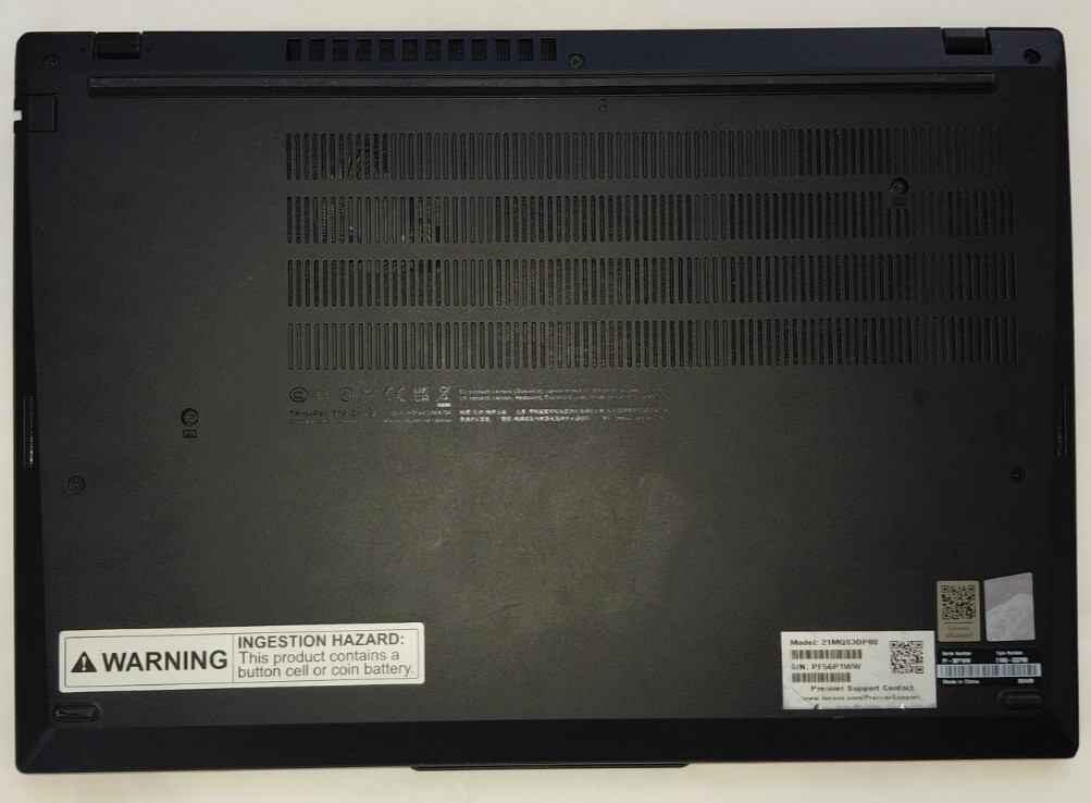 Lenovo ThinkPad T16 Gen 3 21MN 16″ Ultra 7 165U 1.7GHz 16GB RAM 512GB SSD