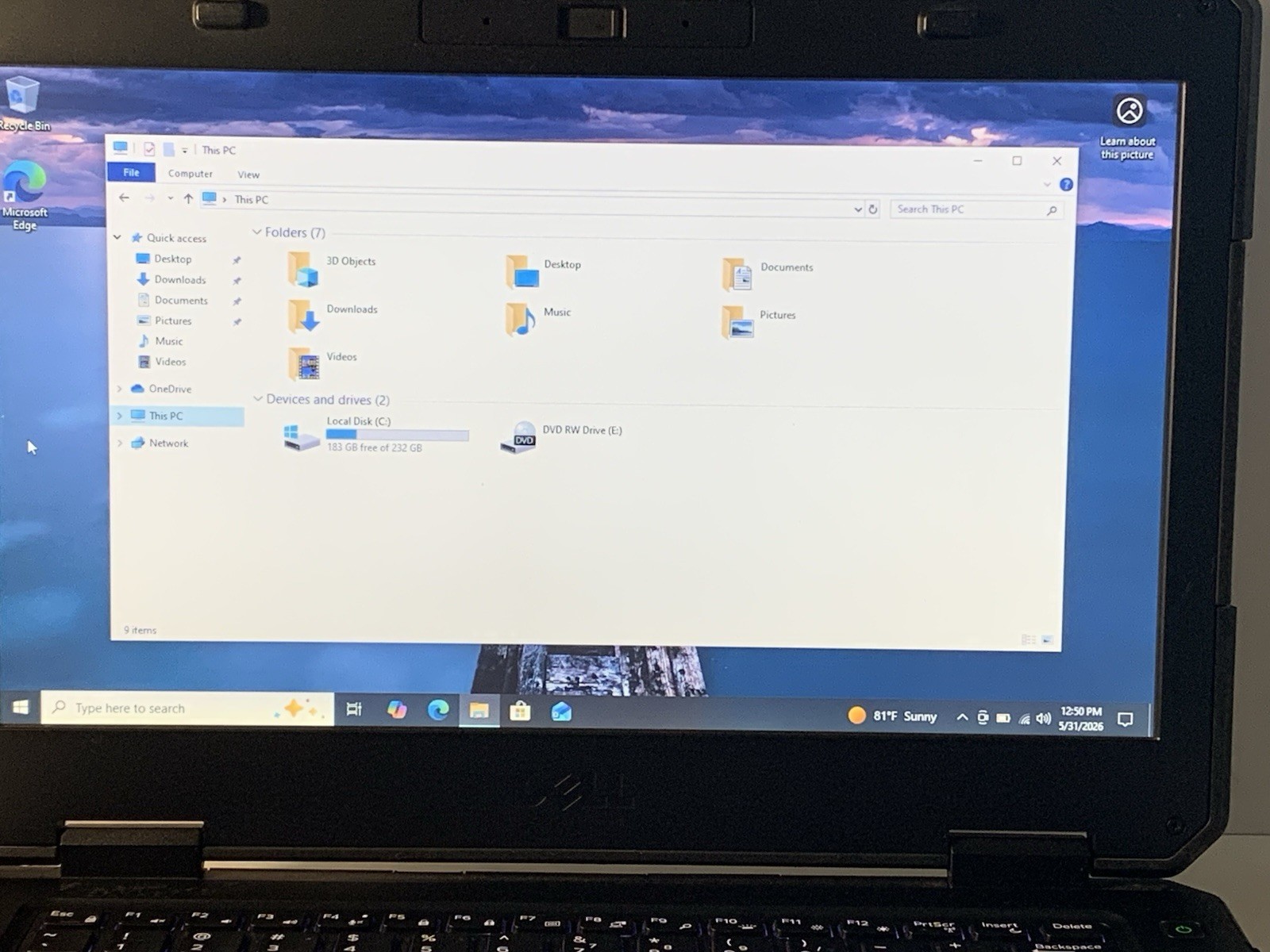 DELL LATITUDE 5404 RUGGED TOUCH i5-4310U 2.0GHZ 8GB RAM 256 SSD Win 10 Touch