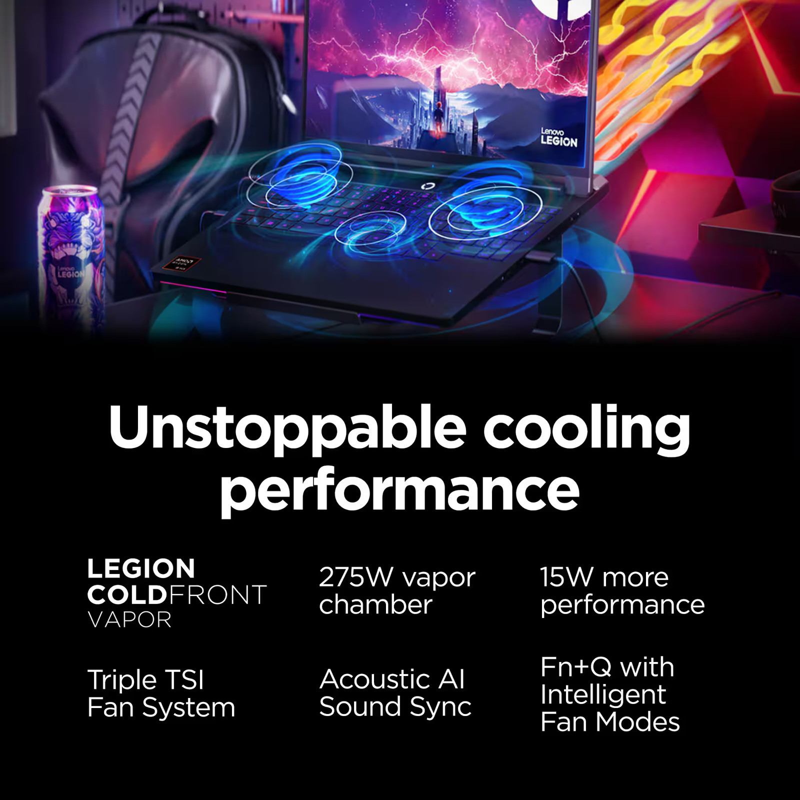 Lenovo – Legion Pro 7 16″ 3K OLED 240Hz Gaming Laptop – Ryzen 9 9955HX3D 2025…