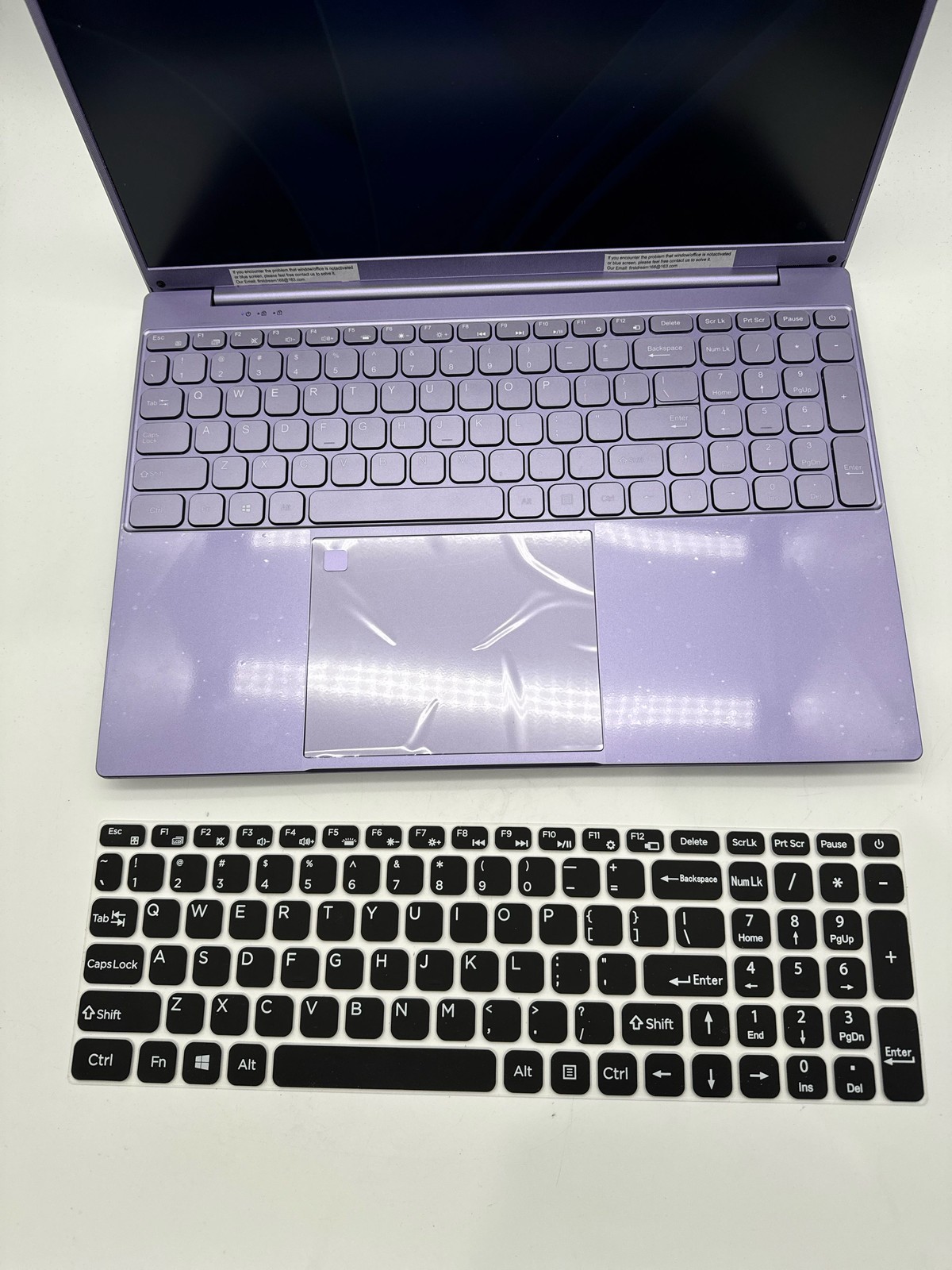 Nmybwo 16in Laptop Computer 12G RAM 512GB SSD N95 CPU Windows 11 Purple