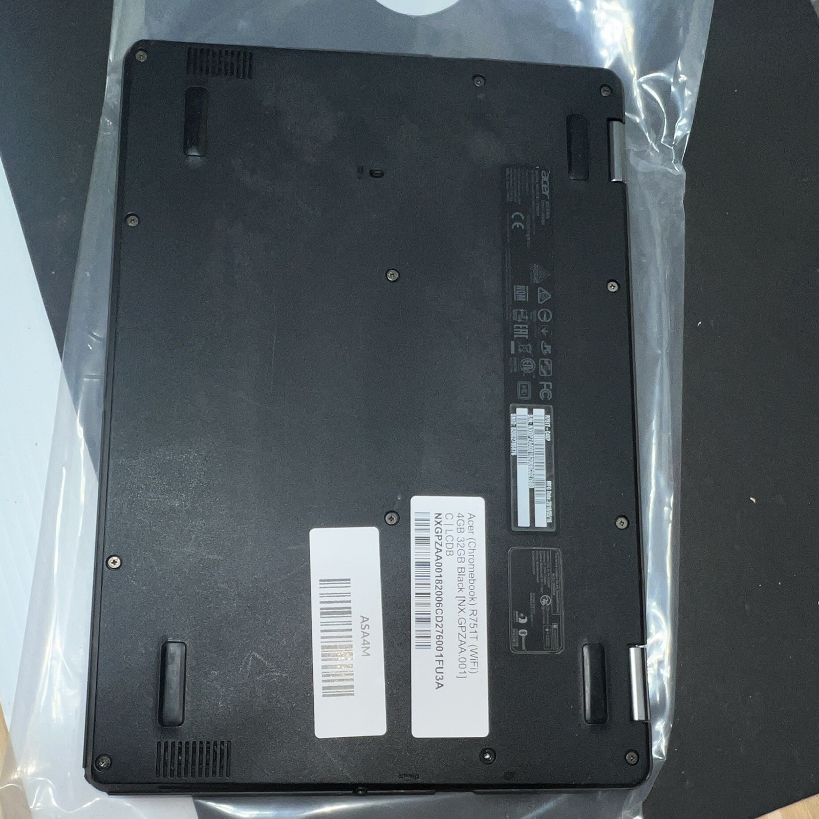Acer Chromebook R751T 11.6″ Touchscreen Celeron N 4GB 32GB eMMC Chrome OS Black