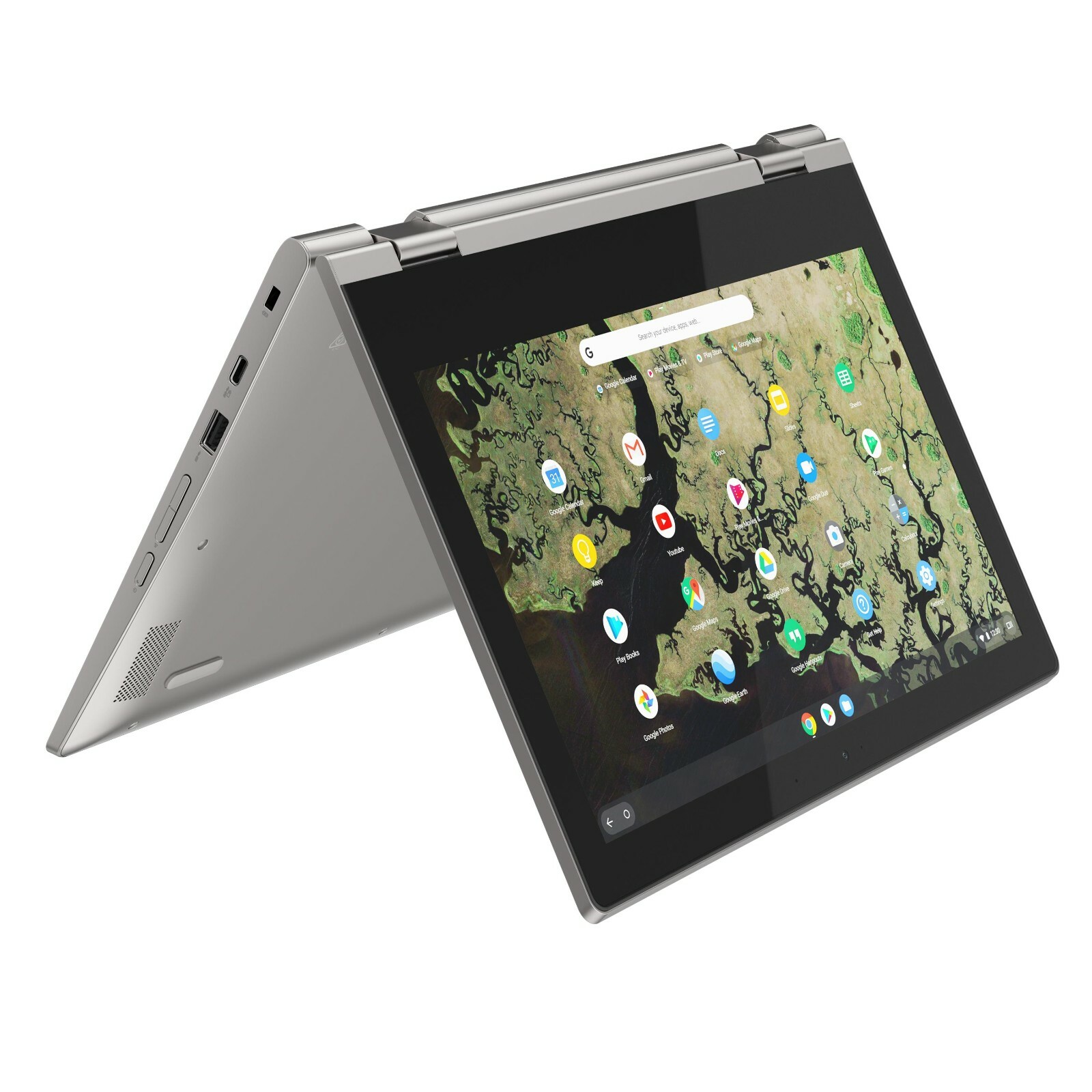 New Lenovo Chromebook C340 11.6″ HD IPS Touch Screen N4000 4GB RAM 32GB eMMC