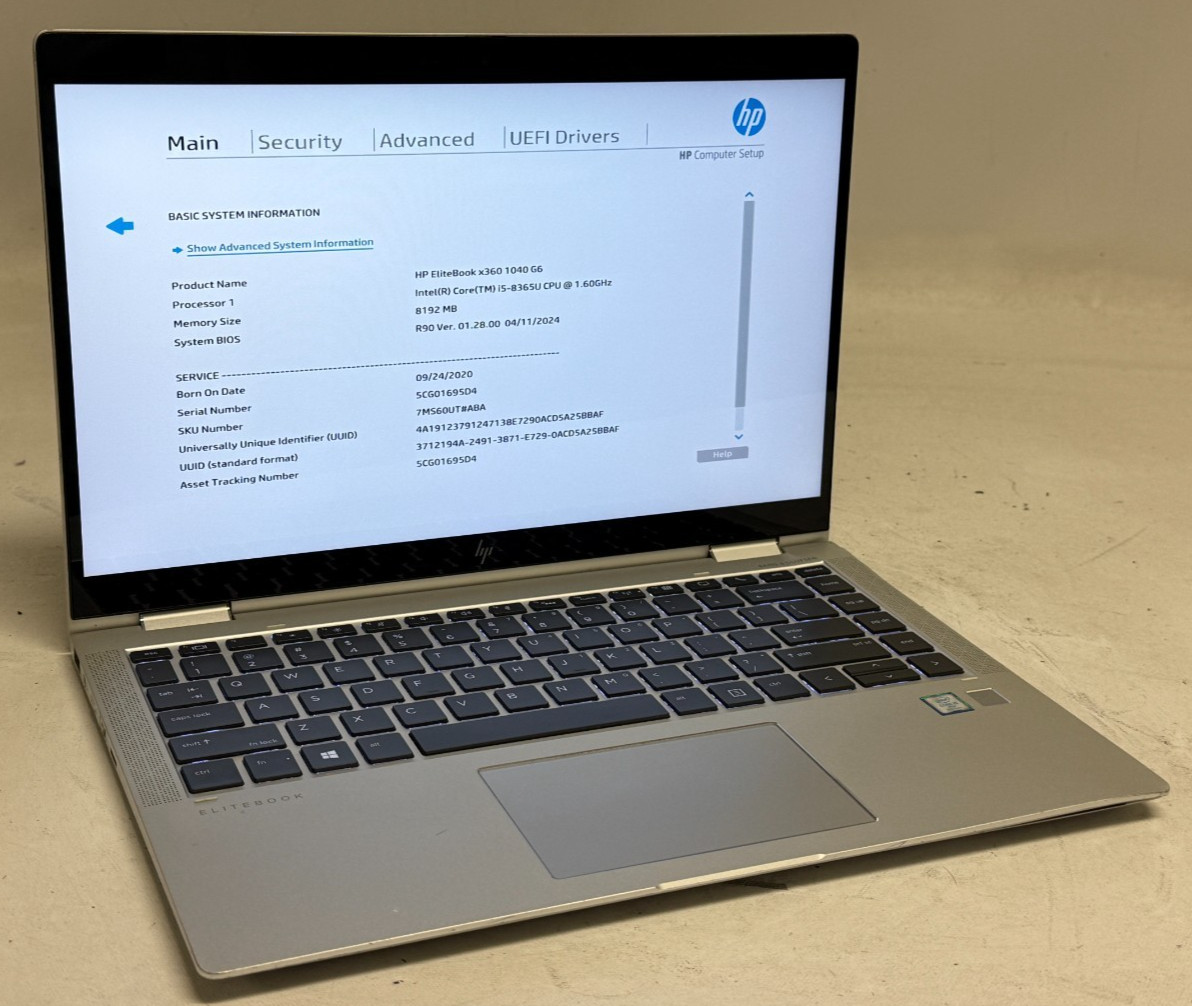HP EliteBook x360 1040 G6 2in1 14″ (i5-8365u – 8GB RAM – 256GB SSD – Win11Home)