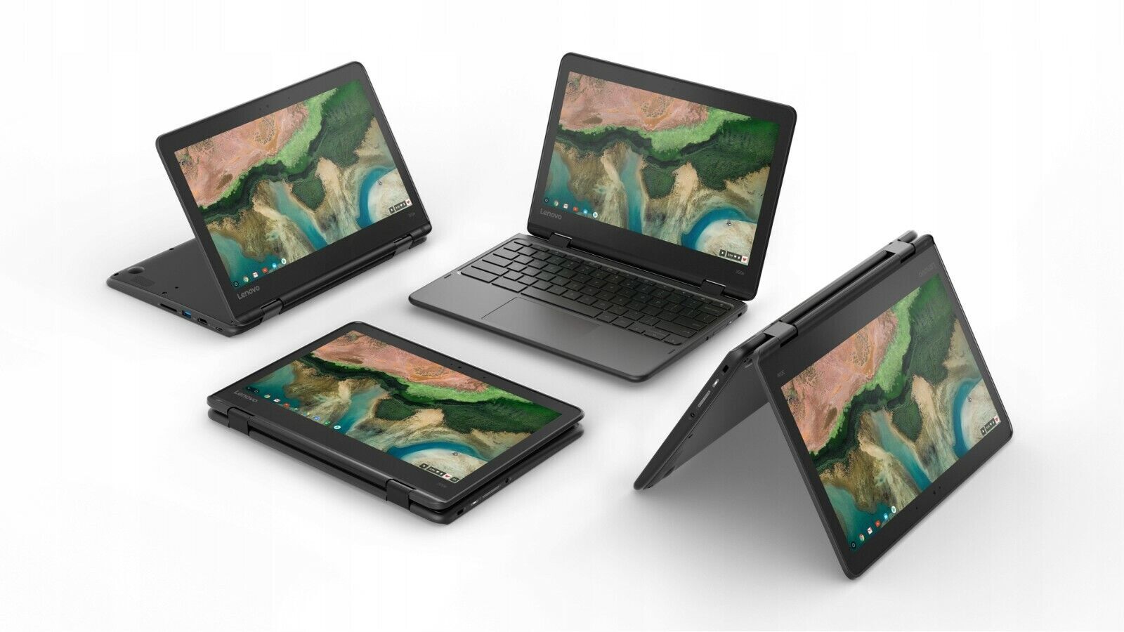 Lenovo Chromebook 300e 4GB 32GB Gen.2 Touch Function WebCam 2 in 1 Laptop + Tablet