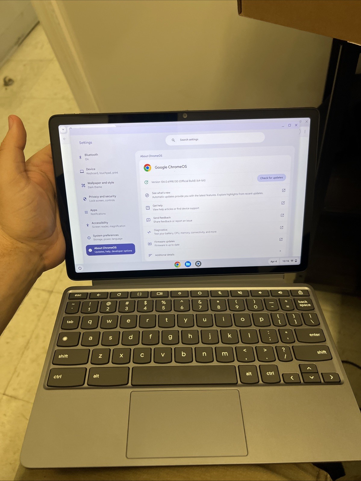 Lenovo – IdeaPad Duet 3 Chromebook – 11″ 2K 2-in-1 Snapdragon 7c Gen2 -4gb ram