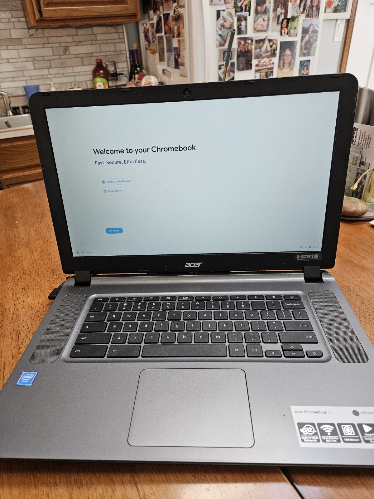 Acer Chromebook 14 CB3-532 Laptop – Intel Atom X5-E8000 – 4GB RAM