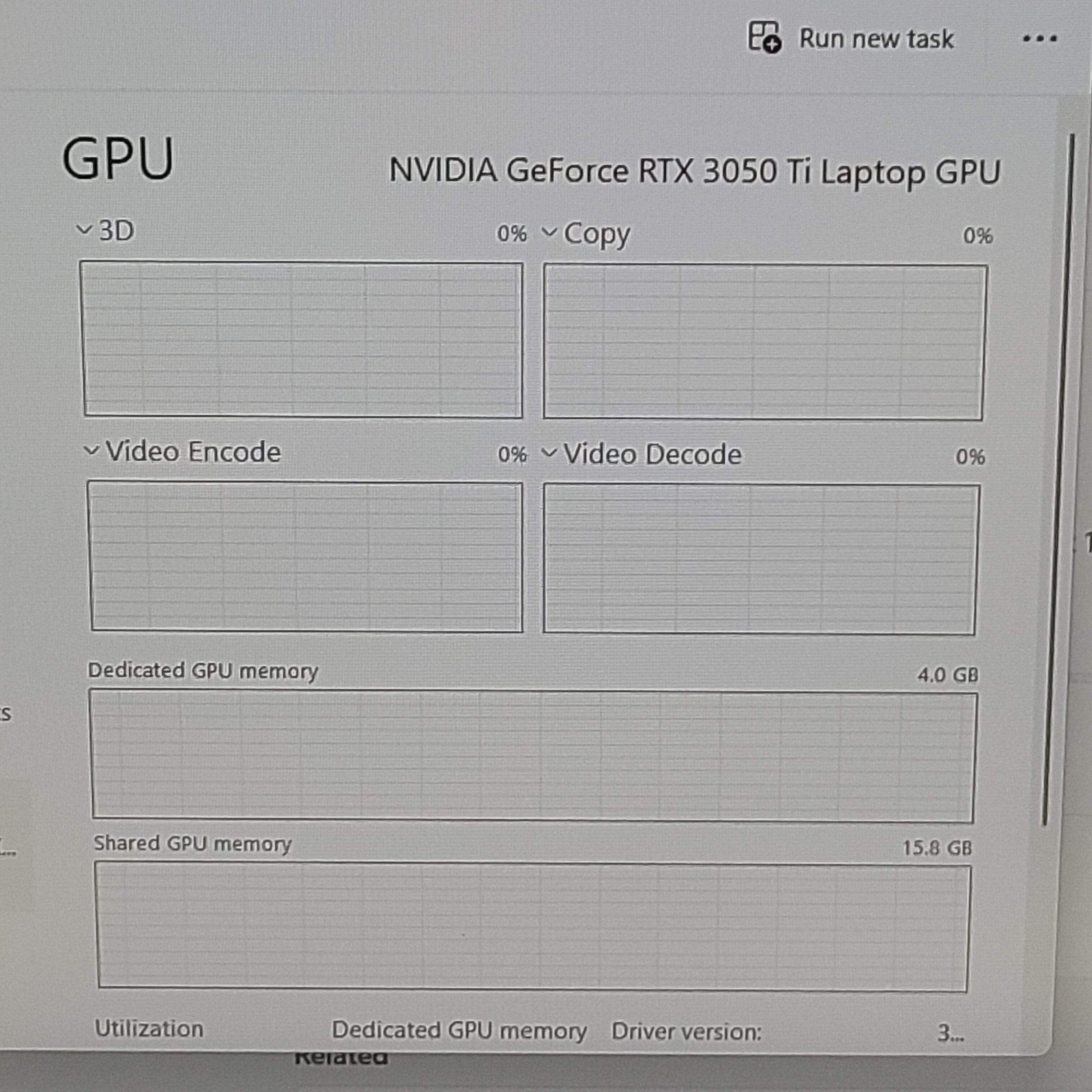 HP Victus NG1FHLR1 16.1 i5-11400H 2.7GHz 32GB RAM 256GB SSD GeForce RTX 3050 Ti